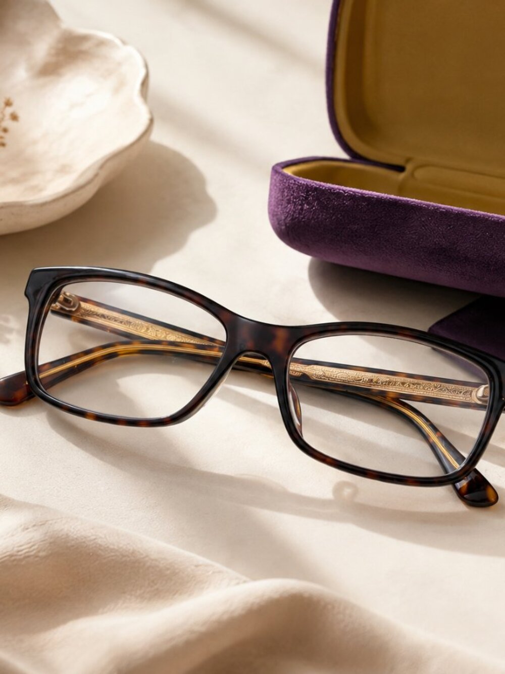 Womens Gucci Tortoiseshell Eyeglasses